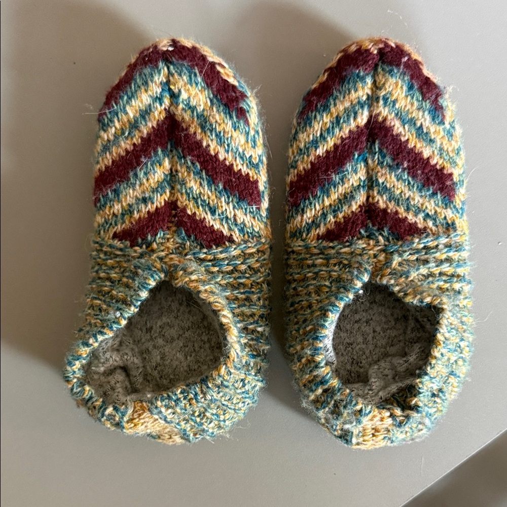 Bombas Toddler Multicolor Knit Slippers